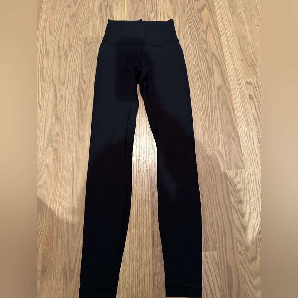 Lululemon Full Length Wunder Under Leggings, Black, size 2.
